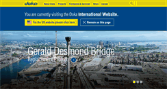 Desktop Screenshot of doka.com