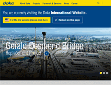 Tablet Screenshot of doka.com